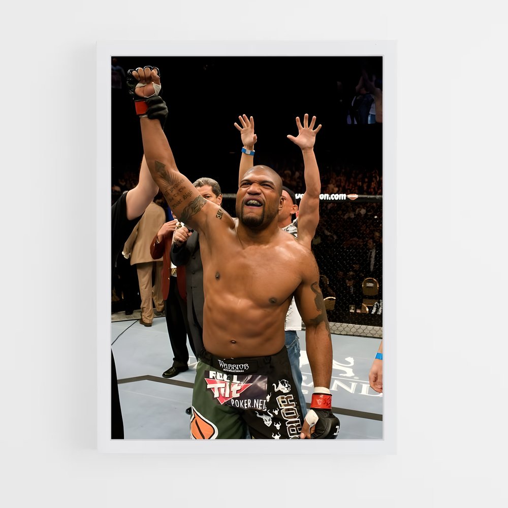 Poster Quinton de rampage – affiche MMA (vue 3)